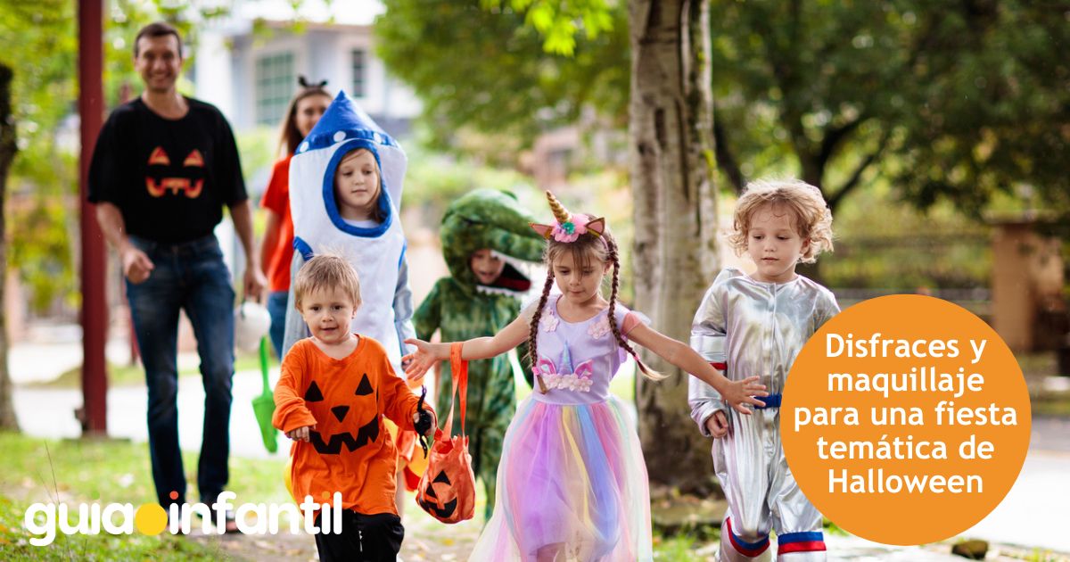 Disfraces y maquillaje para niños en Halloween