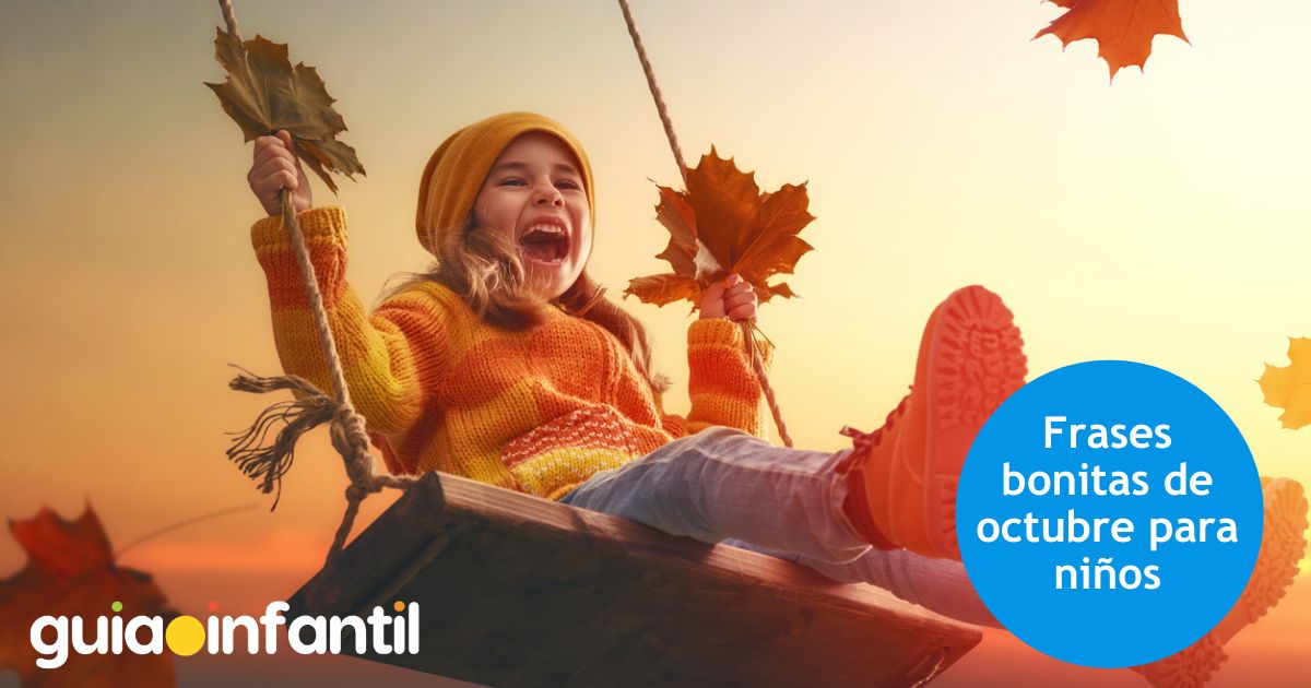 Frases bonitas de octubre para niños