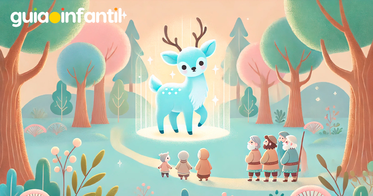 Leyenda del venado azul para niños