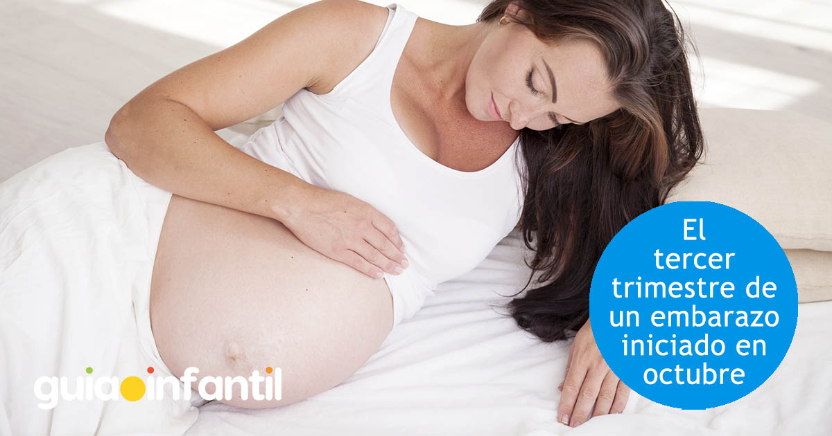 los tres ultimos meses de embarazo