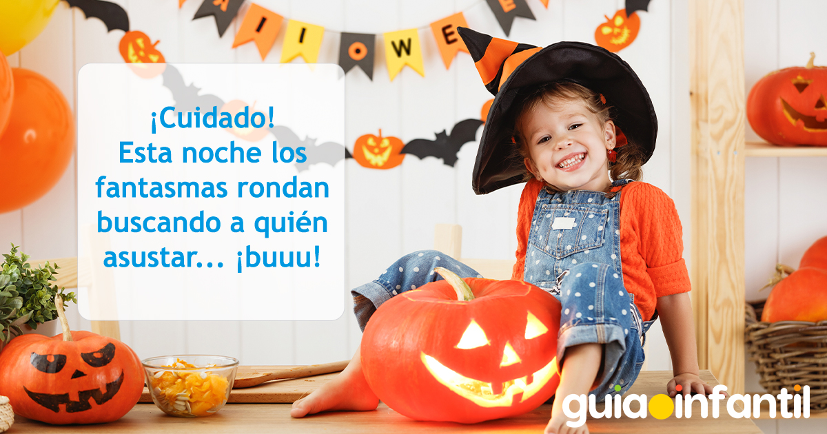 Mensajes de Noche de Brujas para los niños