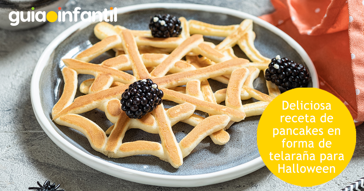 Pancakes de telaraña para los niños