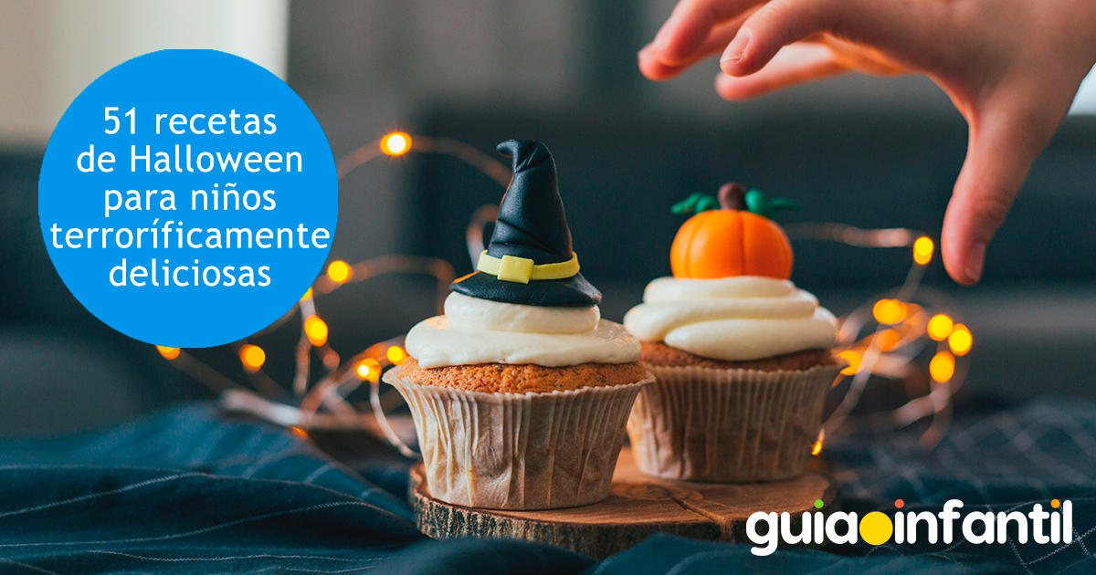 Recetas de cupcakes de Halloween para los niños