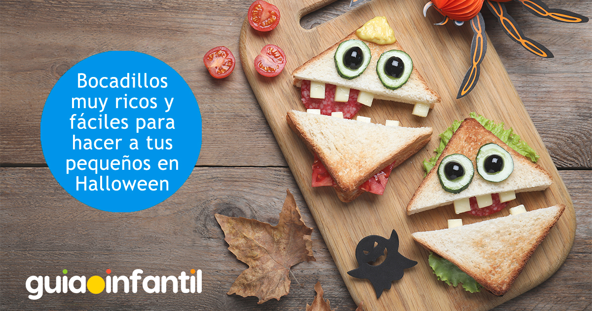 Bocadillos simples de Halloween para niños
