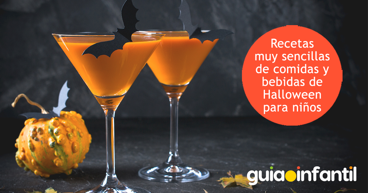 Comida y bebida de Halloween para niños