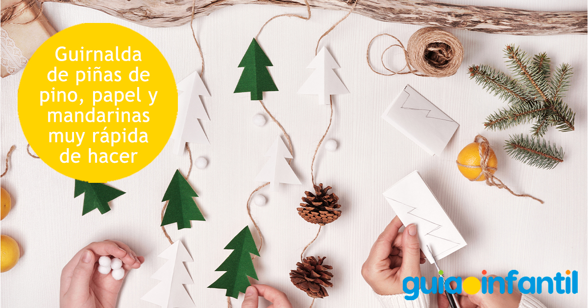 Guirnalda fácil de hacer para niños