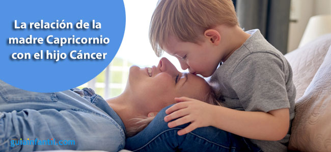 Cómo es la relación de las madres Capricornio con sus hijos Cáncer