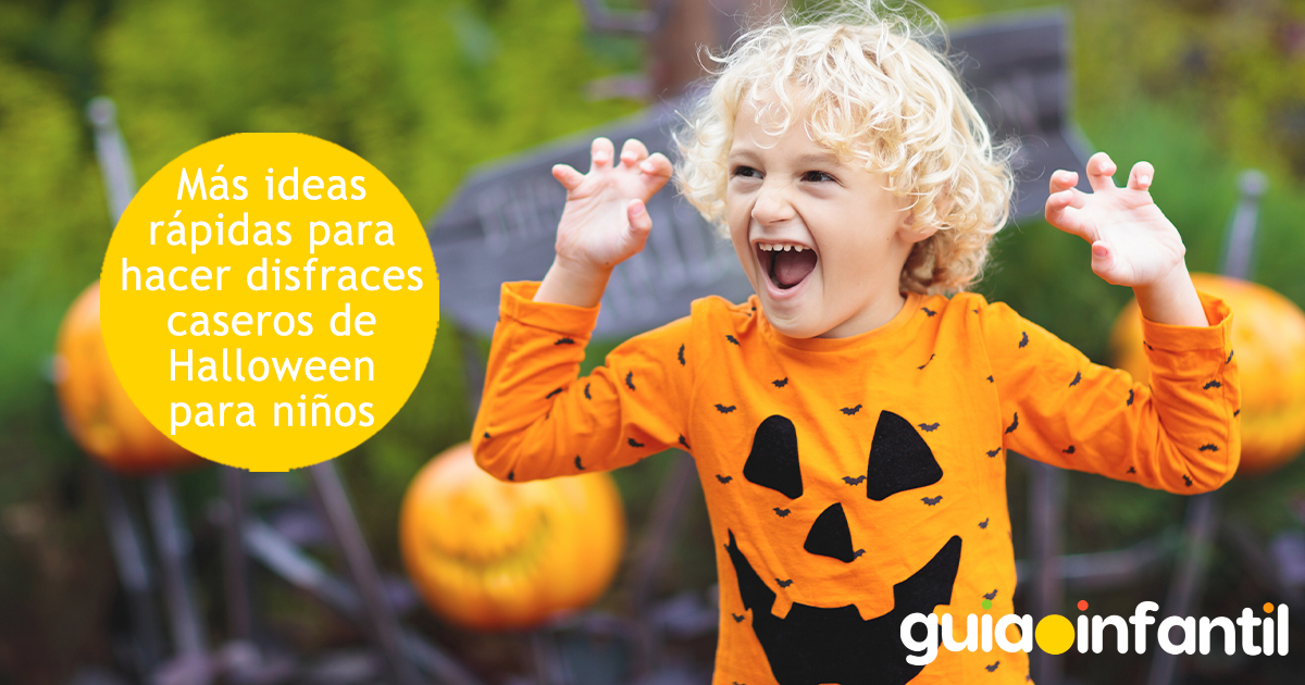 Más ideas de disfraces caseros para niños