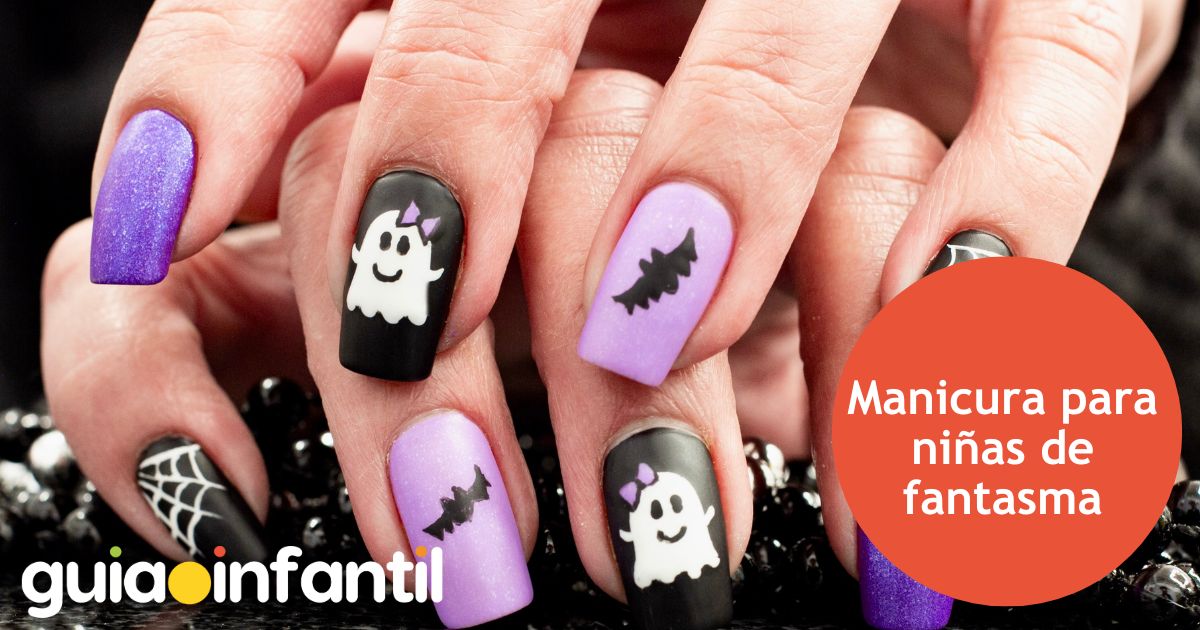 Manicura para niñas de fantasma