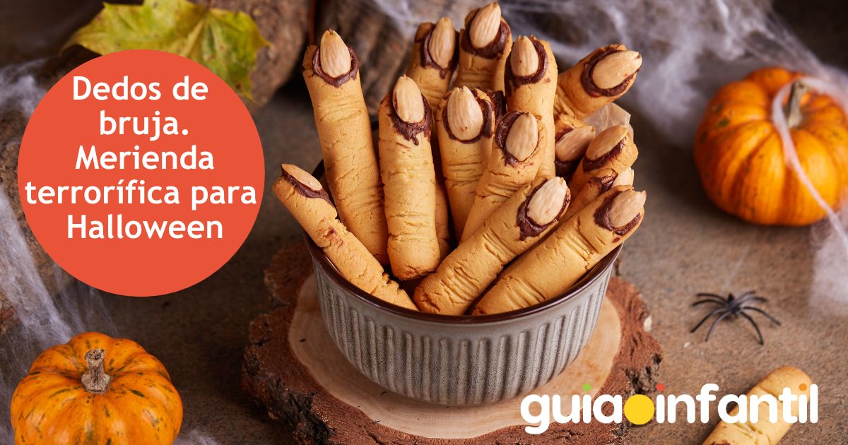 Dedos de bruja. Receta de merienda para Halloween