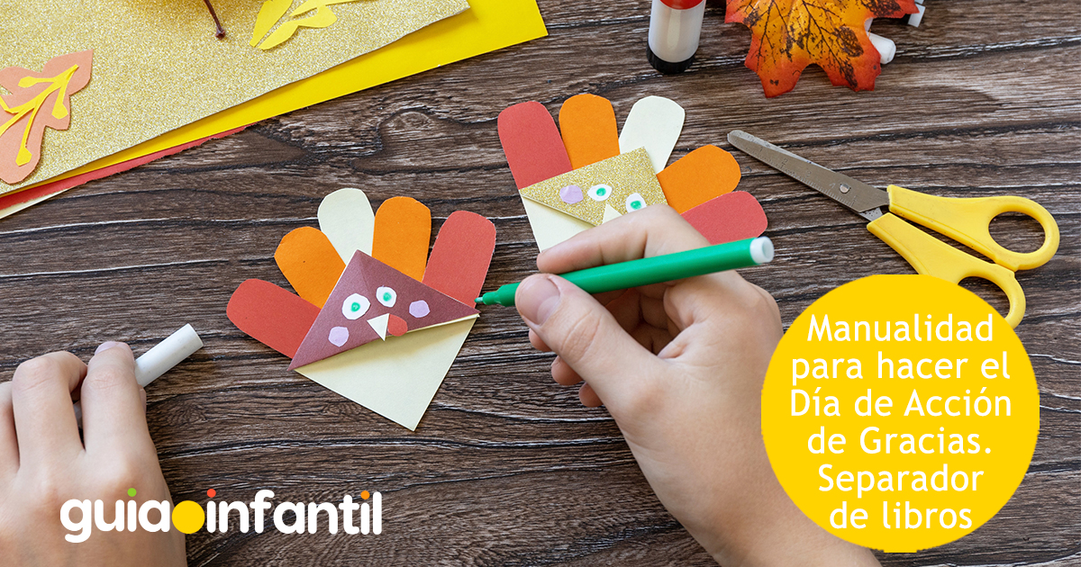 Separador de libros de papel para niños