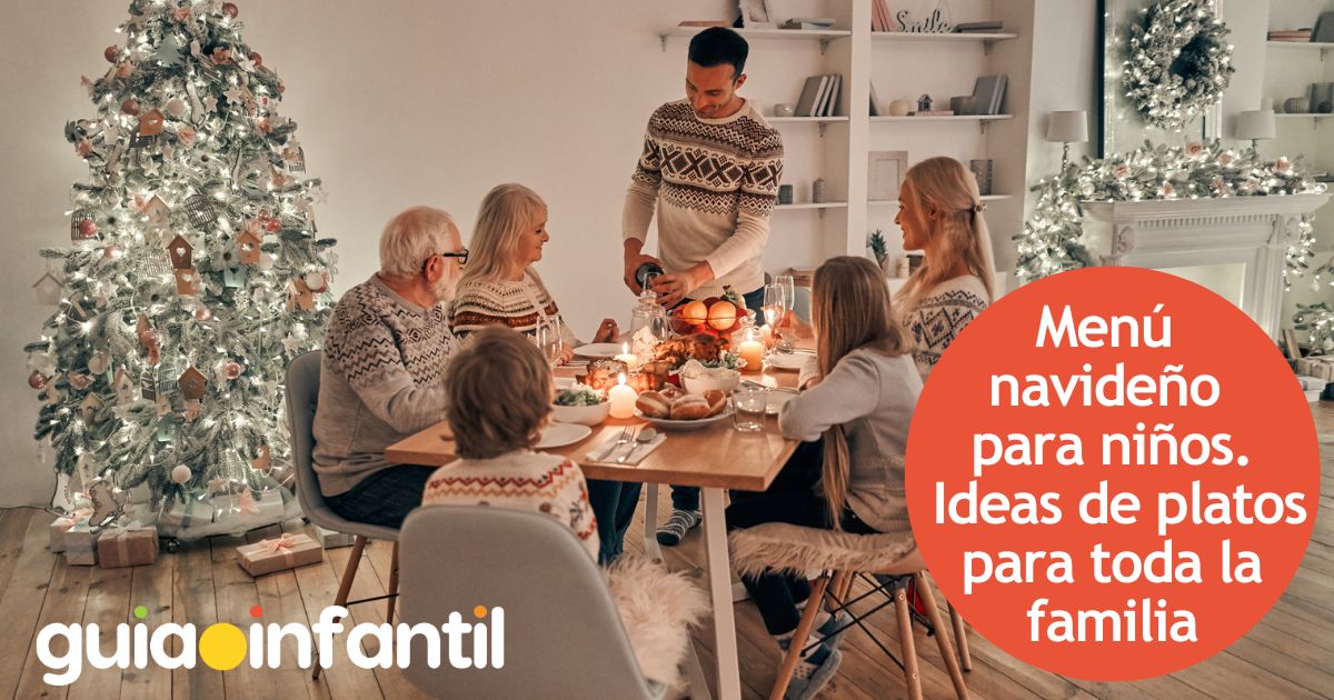 Comidas y cenas de Navidad para niños - Platos navideños para niños