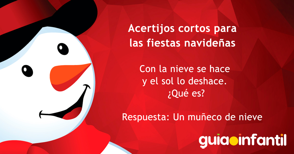 Acertijos cortos de Navidad para decir a los niños