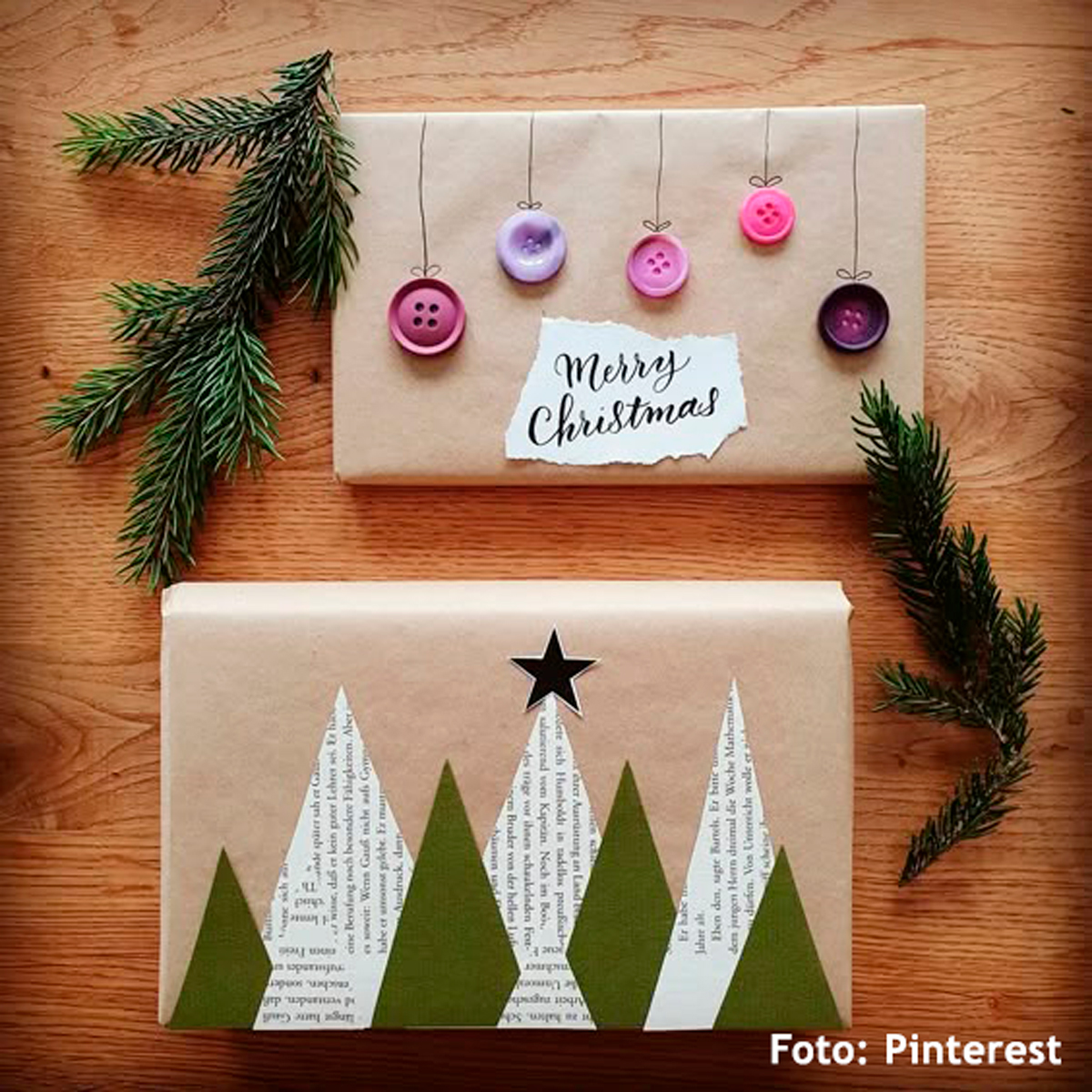 Envolturas originales de Navidad para niños