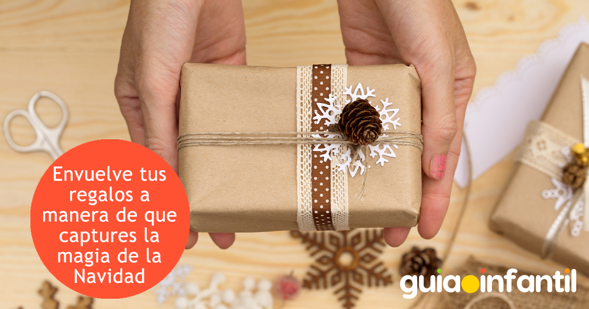 Regalos envueltos con originalidad en Navidad