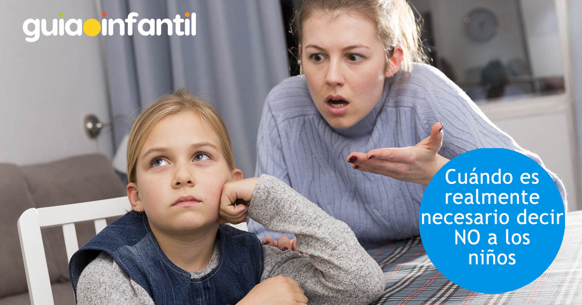 decir no a los niños