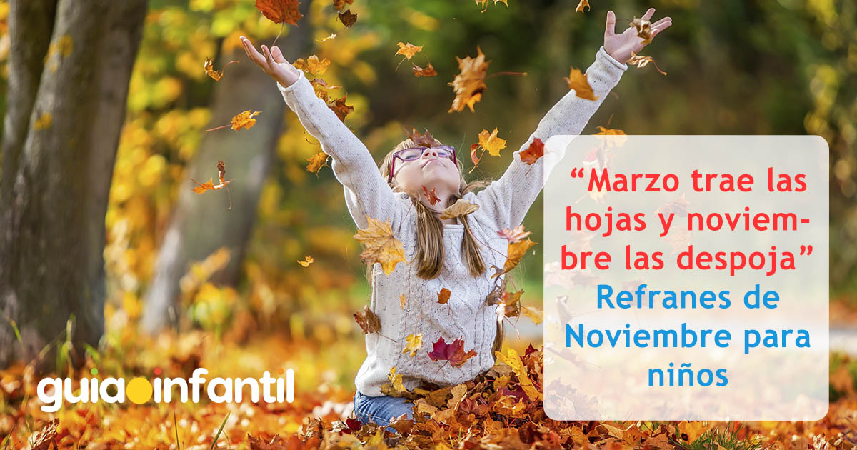 refran de noviembre para niños