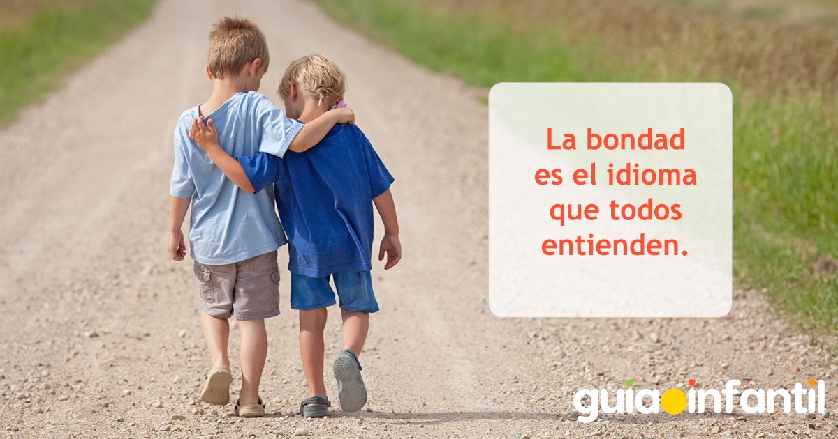 Palabras de bondad para los niños