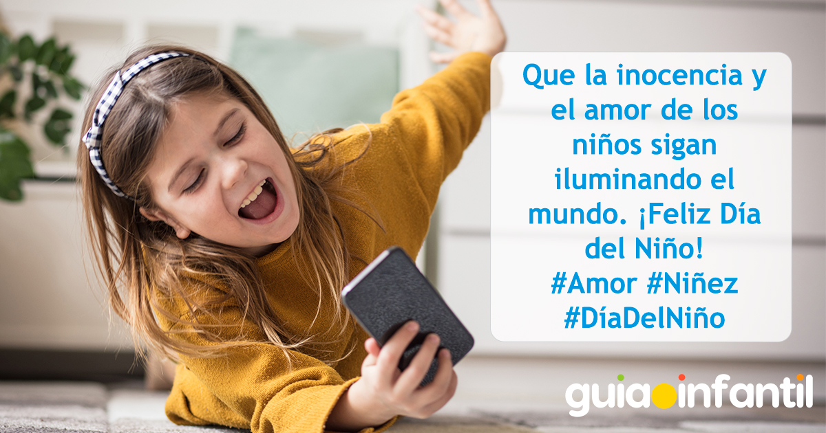 Frases para redes sociales por el Día del Niño