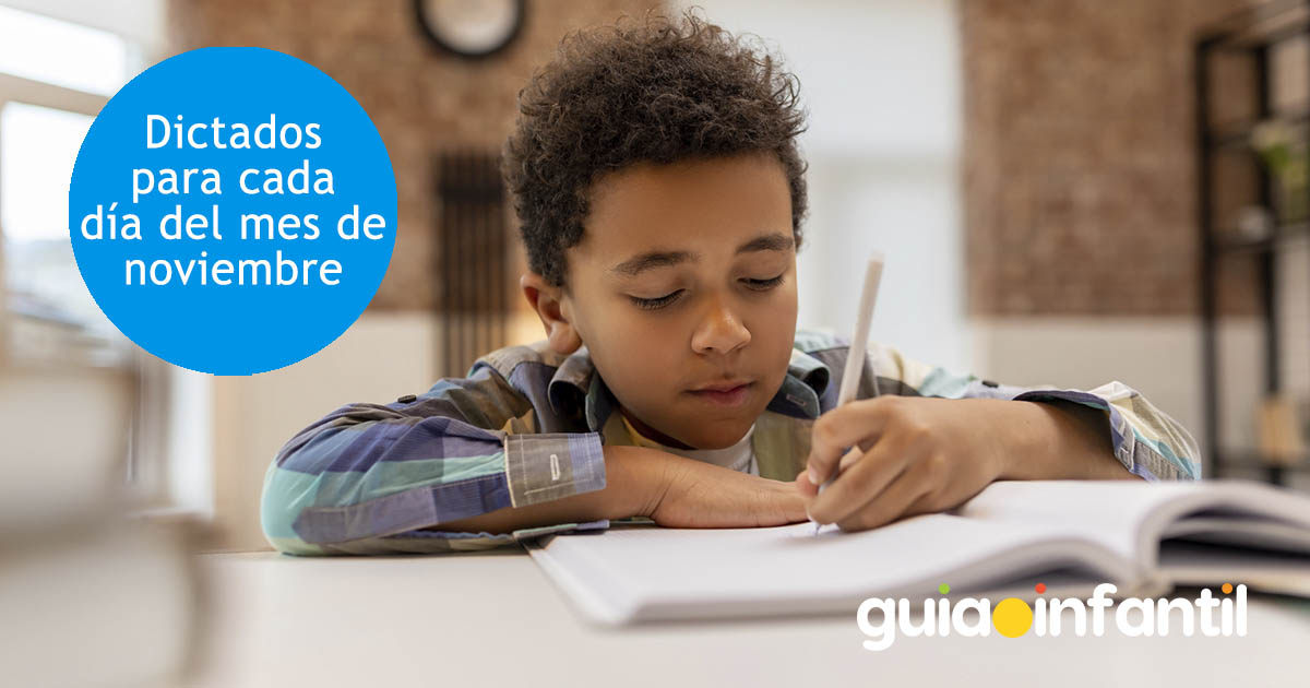 dictados de noviembre para niños