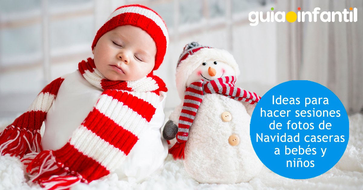 Ideas de fotos navideñas para bebés