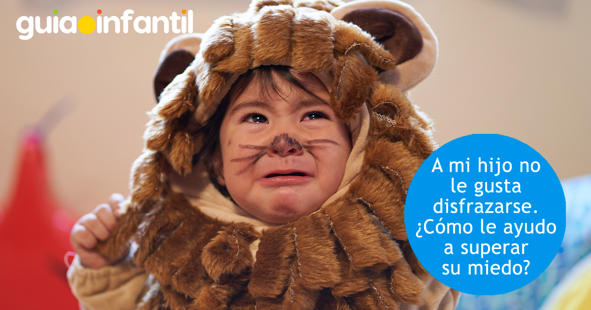 Niños que no les gusta disfrazarse