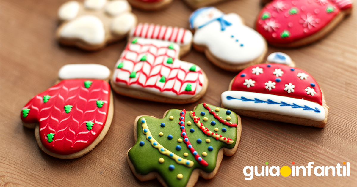 Galleta de ropa navideña para niños