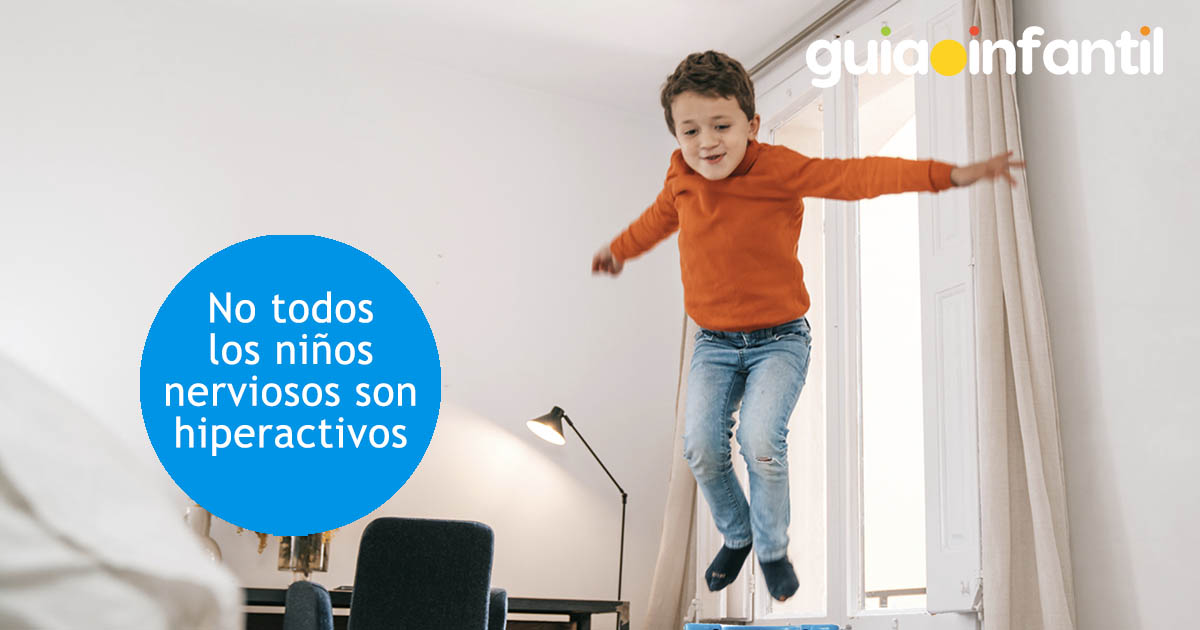 niños nerviosos no hiperactivos