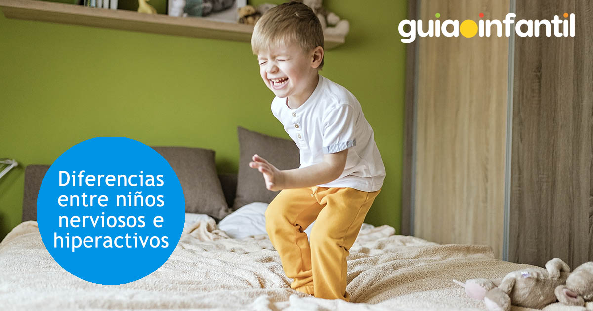 diferencia entre niño hiperactivo y niño nervioso