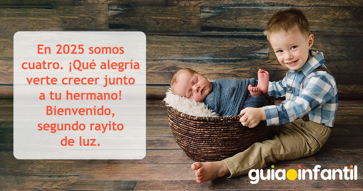 Mensajes de bienvenida para segundos bebés