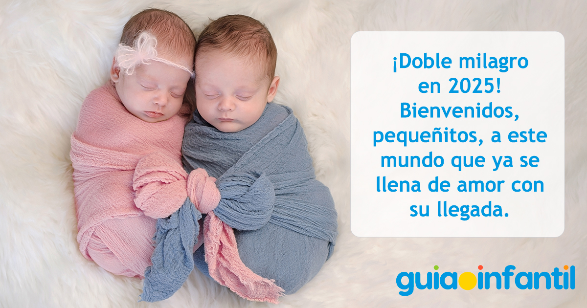 Frases para recién nacidos gemelos