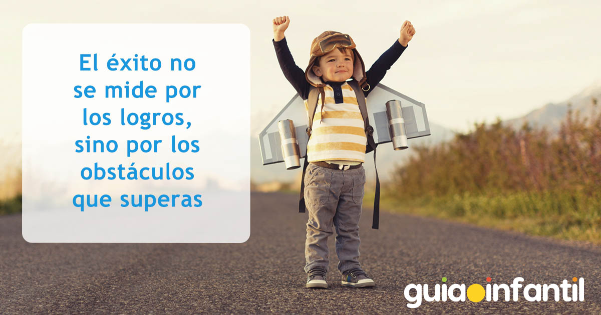 mensajes de éxito para niños