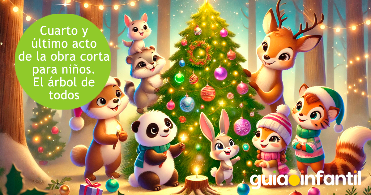 Obra de teatro sobre el árbol de Navidad