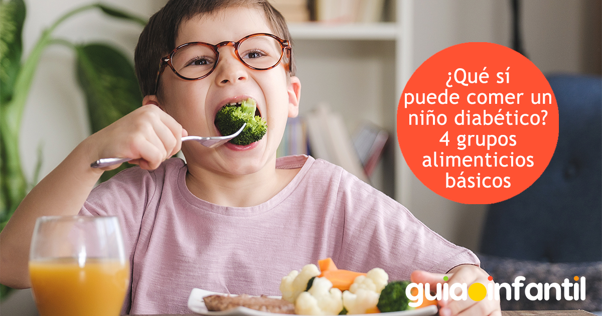 Qué sí puede comer un niño con diabetes