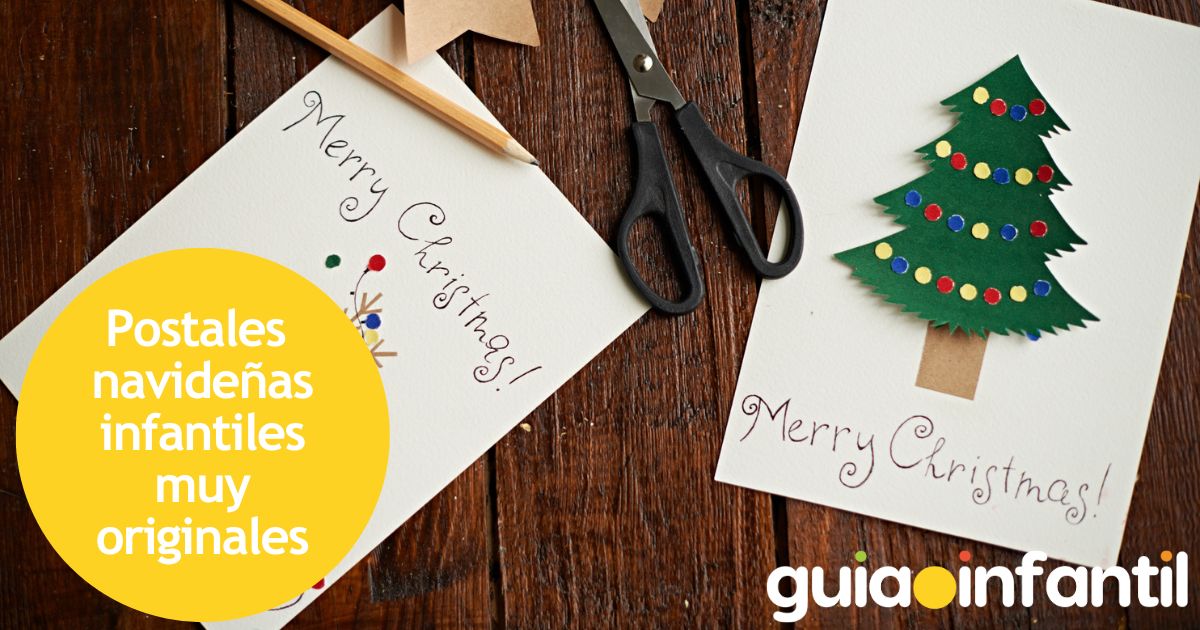 Postales navideñas infantiles muy originales