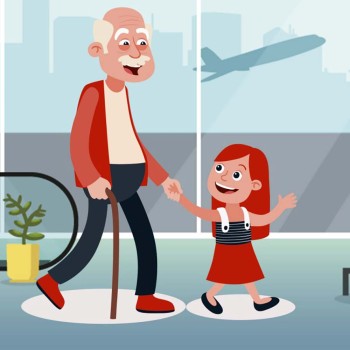 El aeropuerto. Cuento para niños sobre las normas o límites