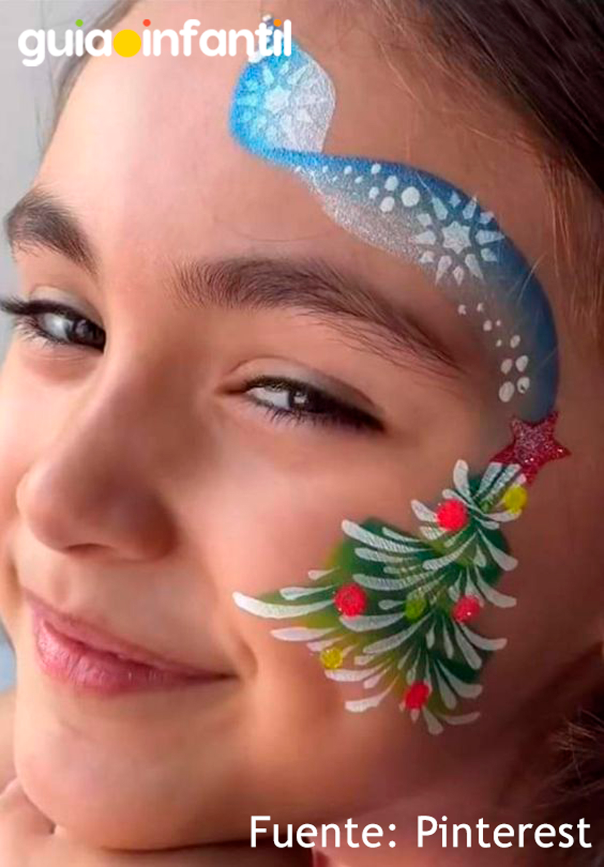 Pintura de árbol de Navidad para niños