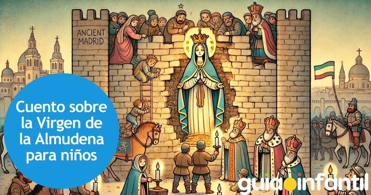 Cuento sobre la Virgen de la Almudena para niños