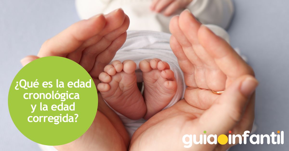 Qué es la edad cronológica y la edad corregida en bebés prematuros