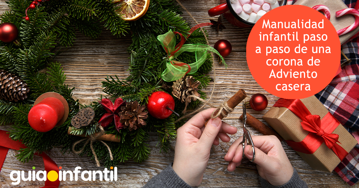 Paso a paso de una corona de Adviento