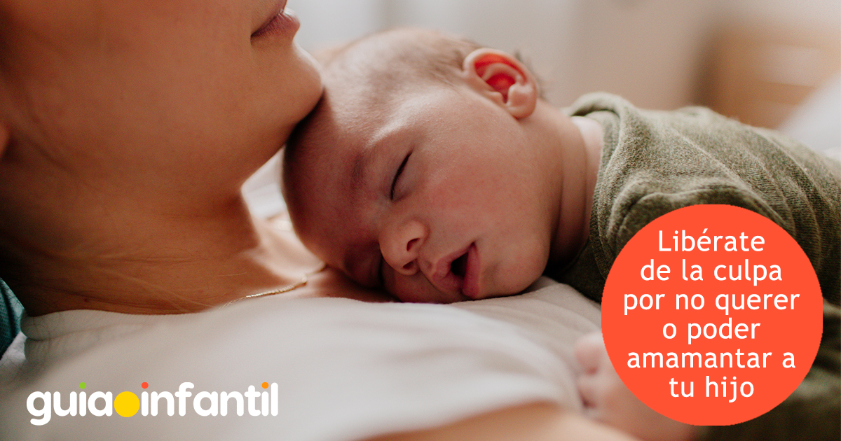 Libérate de la culpa de no dar el pecho