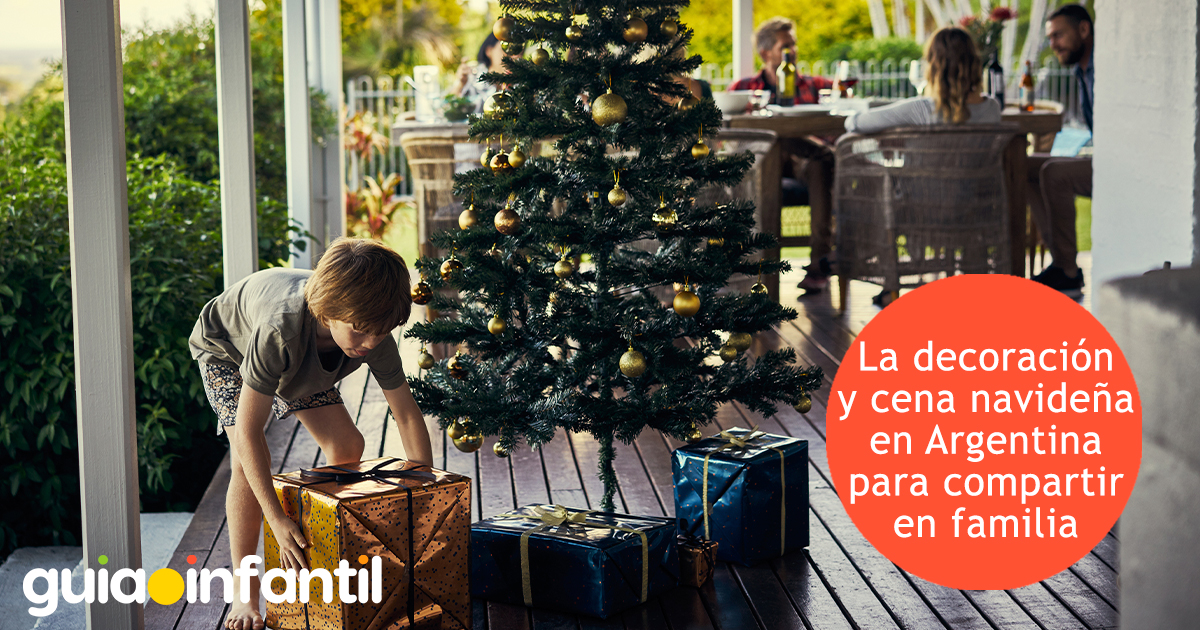 Cena navideña para niños en Argentina