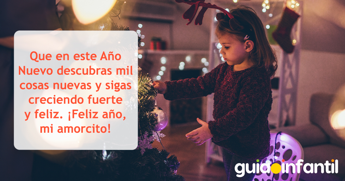 Mensajes para niños pequeños por el Año Nuevo