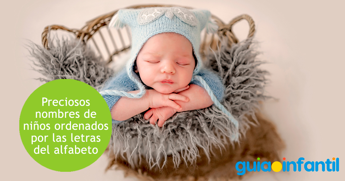 Nombres para niños según el alfabeto
