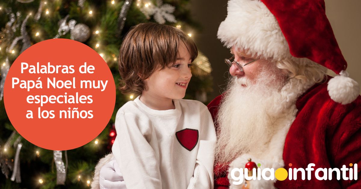 Palabras de Papá Noel a los niños
