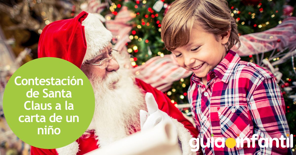 La contestación de Santa Claus a la carta de un niño