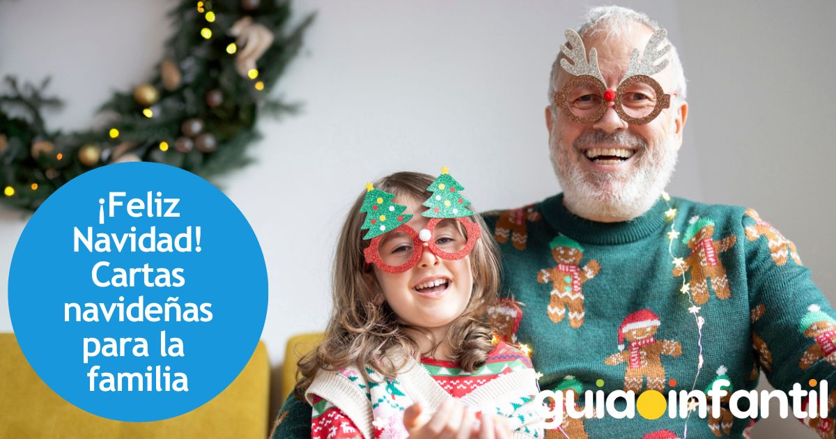 Cartas de Navidad para felicitar a la familia