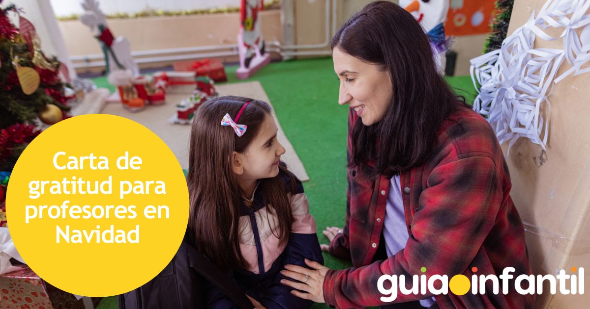 Carta de gratitud para profesores en Navidad