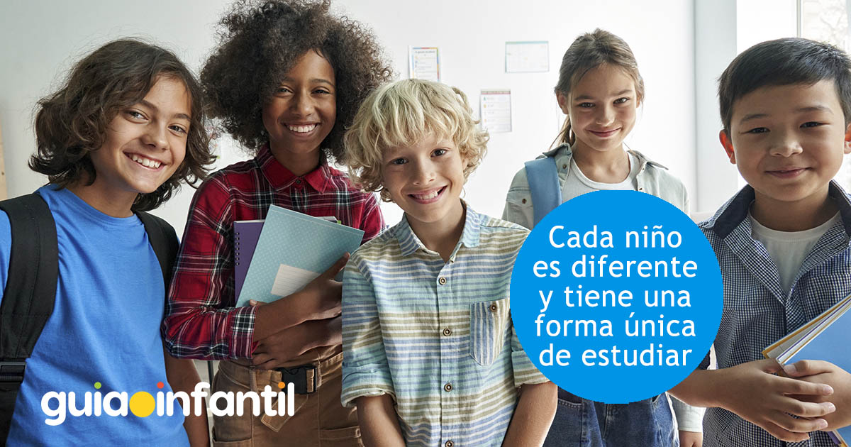 como estudian los niños según su forma de ser