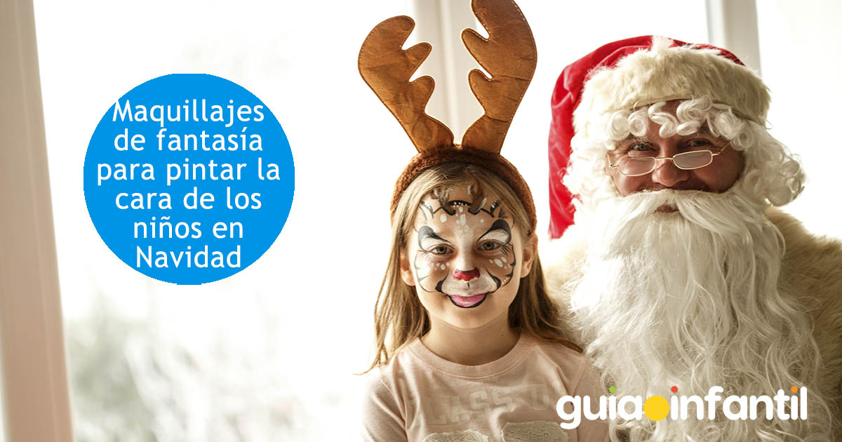 maquillajes de navidad para niños